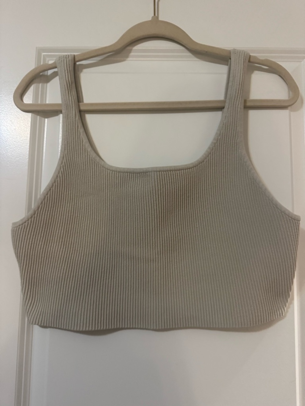 Aritzia Babaton Ribbed Cropped Tank